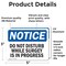 Signmission Do Not Disturb While Surgery Is In Progress, 5 in W x Rectangle, Vinyl Decal OS-2PACK-NS-D-35-L-11149 - alternate 4